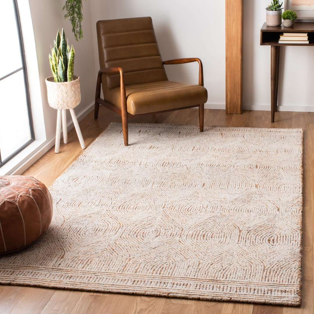Wool Tufted Living Room Carpet Rug Noxord