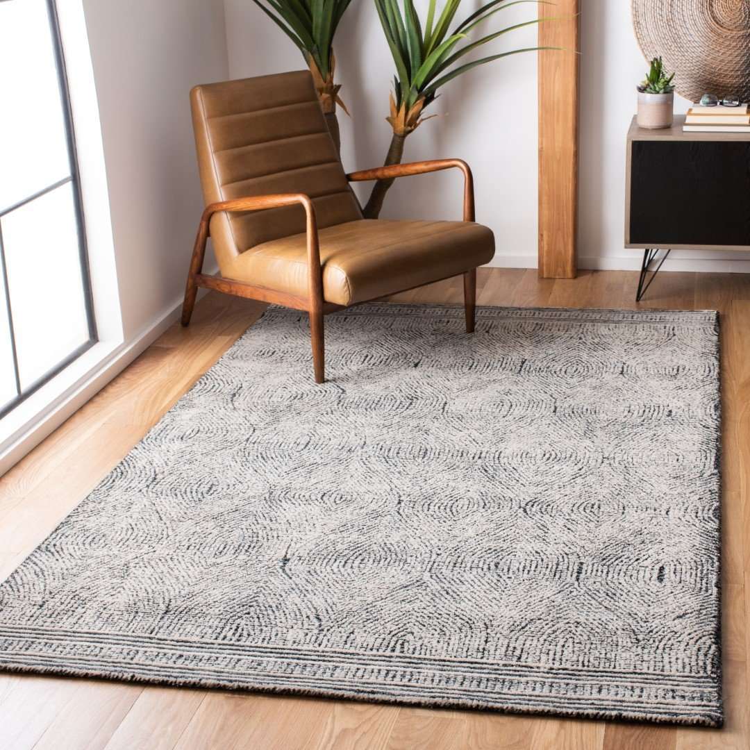 Wool Tufted Living Room Carpet Rug Noxord