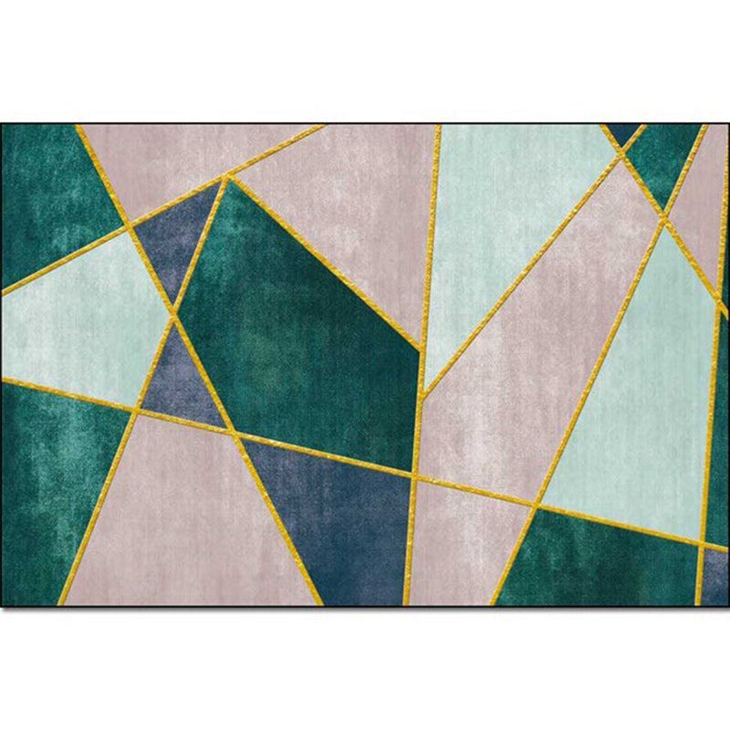 Modern Geometric Washable Non-Slip Rug Noxord