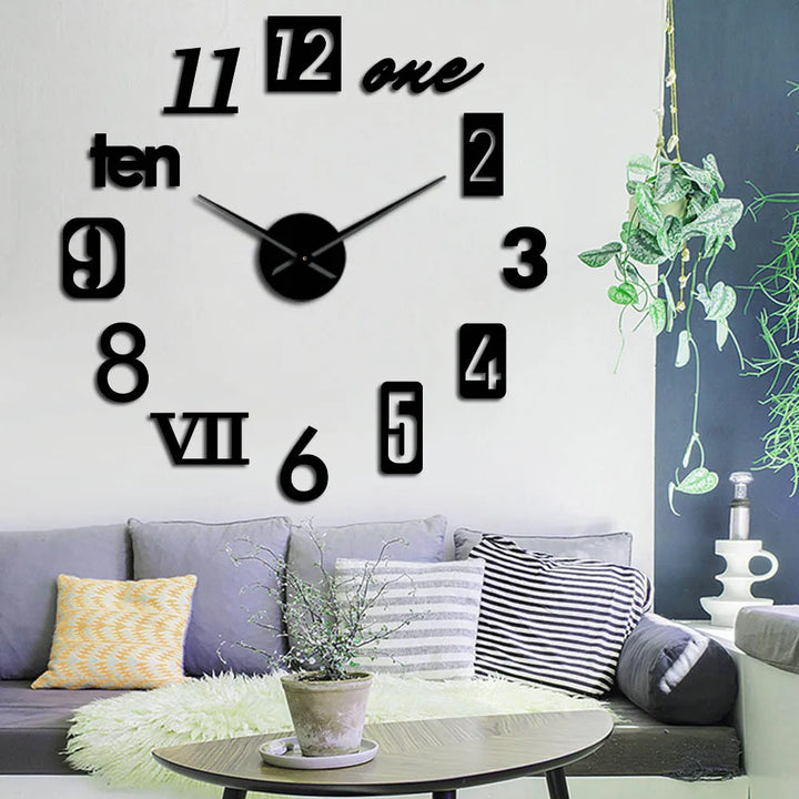 Large Modern Decorative Wall Clock Noxord