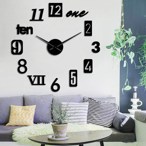 Large Modern Decorative Wall Clock Noxord