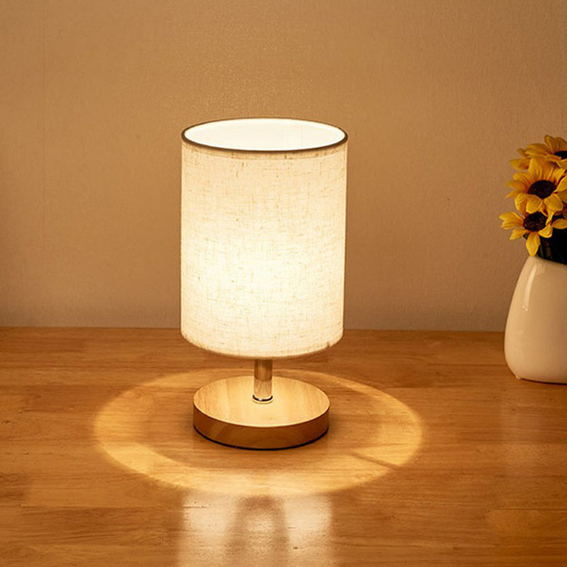 Stylish Minimalist Table Lamp - LinenWood | Noxord
