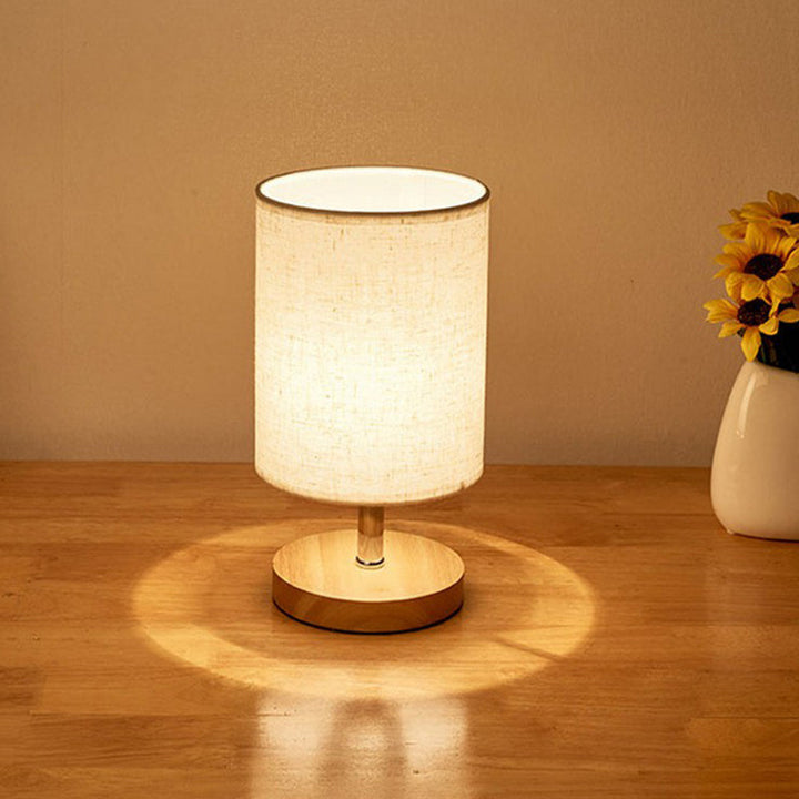 Stylish Minimalist Table Lamp - LinenWood | Noxord