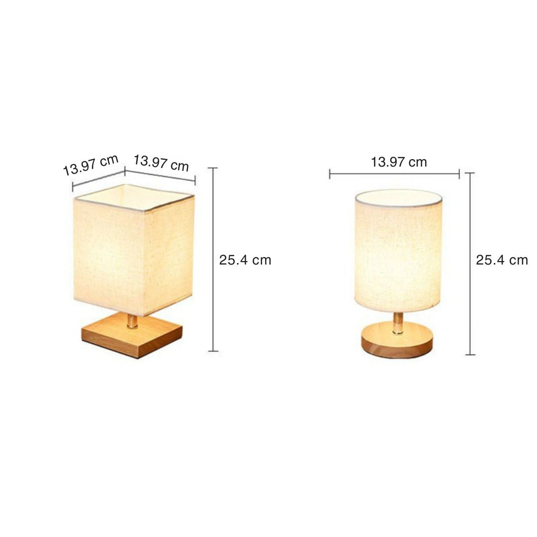 Stylish Minimalist Table Lamp - LinenWood | Noxord