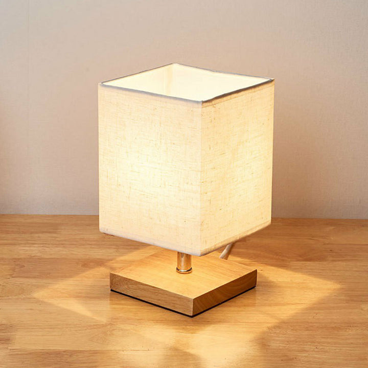 Stylish Minimalist Table Lamp - LinenWood | Noxord