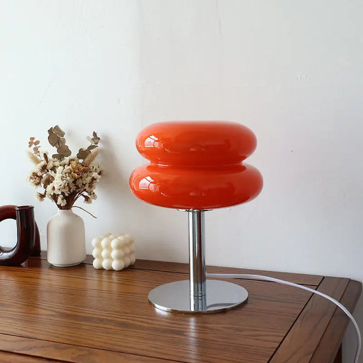 Table Lamp Retro Glass Shade Lighting Piece | Kalsten