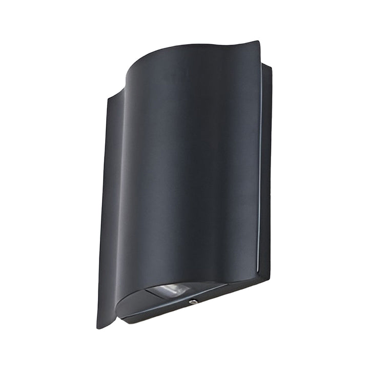 Black LED Outdoor Wall Light Noxord