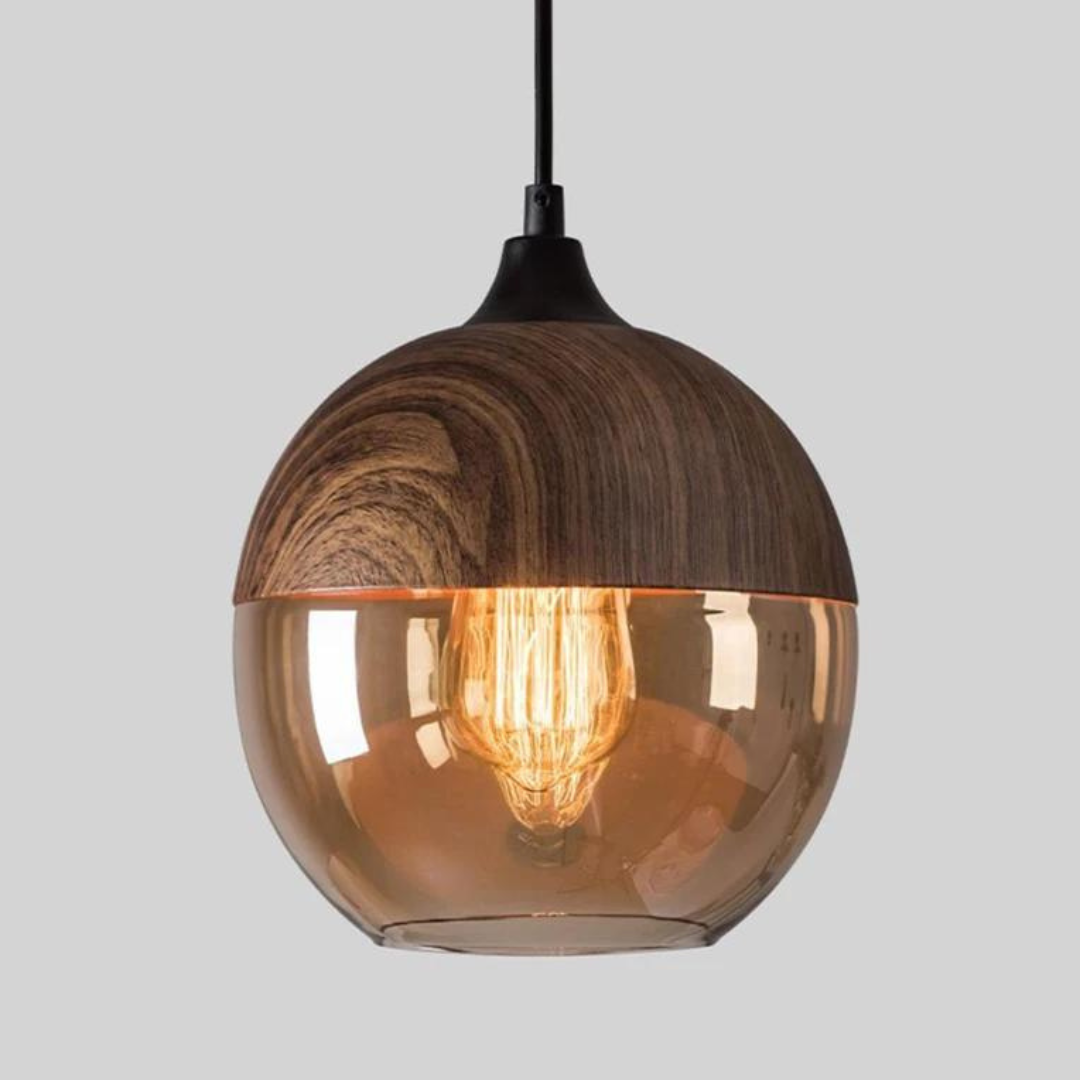 Kalsten | Stylish Scandinavian Wooden Ceiling Lamp - NordLuna