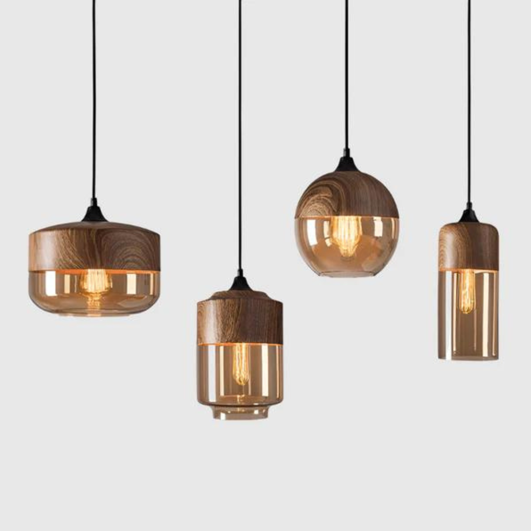 Kalsten | Stylish Scandinavian Wooden Ceiling Lamp - NordLuna