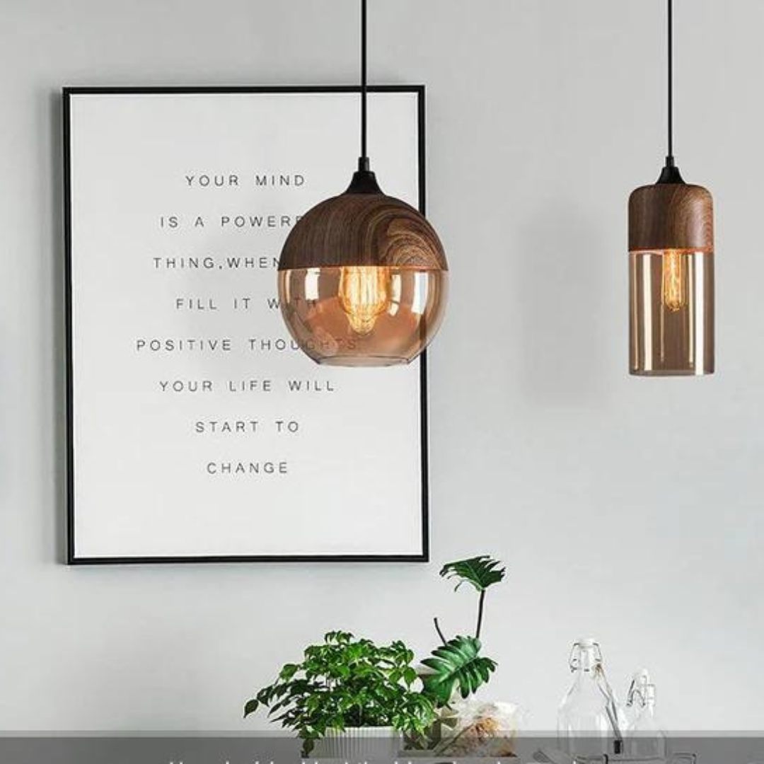Kalsten | Stylish Scandinavian Wooden Ceiling Lamp - NordLuna