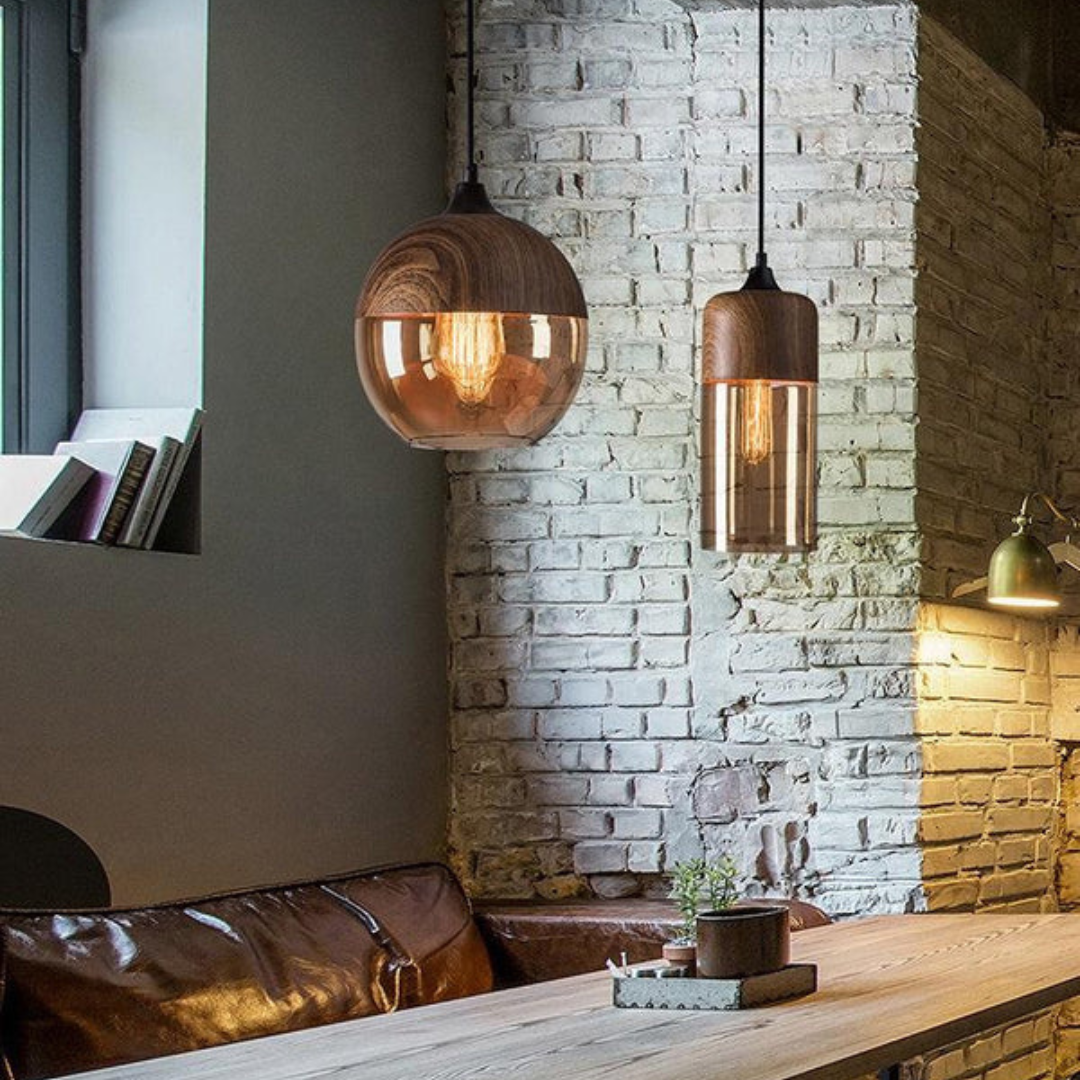 Kalsten | Stylish Scandinavian Wooden Ceiling Lamp - NordLuna