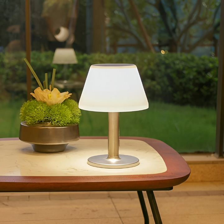 Stylish Solar-Powered Table Lamp - SolarLuxe | Kalsten