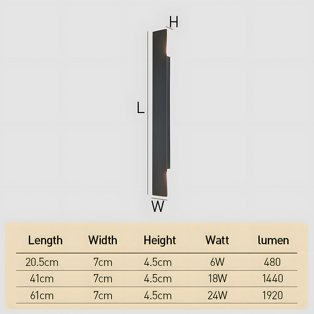 Modern Waterproof Outdoor Wall Lamp Noxord