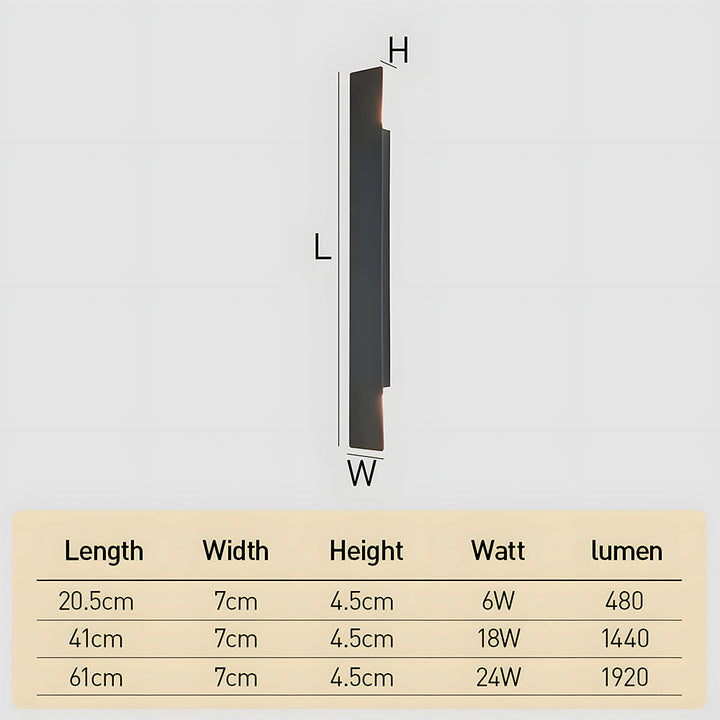 Modern Waterproof Outdoor Wall Lamp Noxord