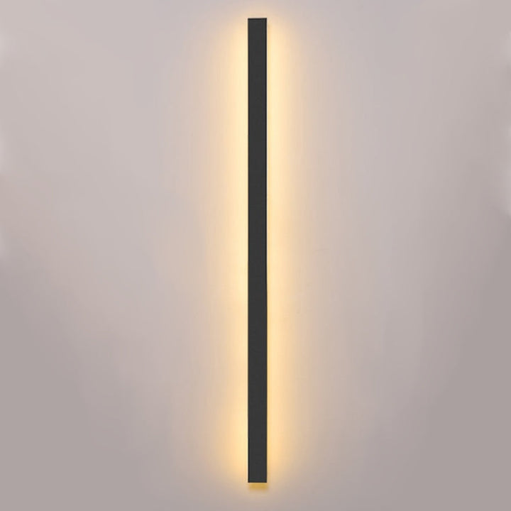 Aluminium Black LED Outdoor Wall Lamp Noxord