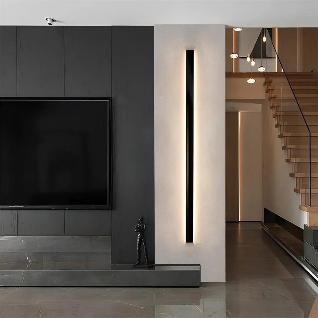 Aluminium Black LED Outdoor Wall Lamp Noxord