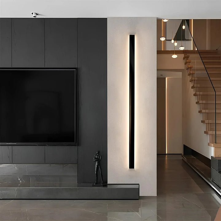 Aluminium Black LED Outdoor Wall Lamp Noxord