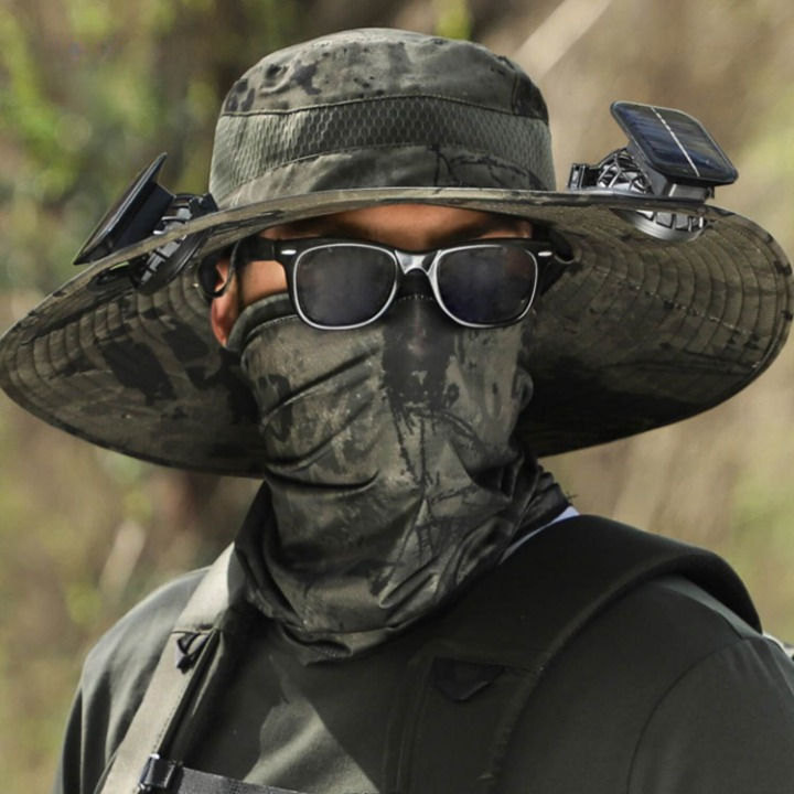 Solar-Powered Hat with Fan and UV Protection - SolarCool VentiHat | Kalsten