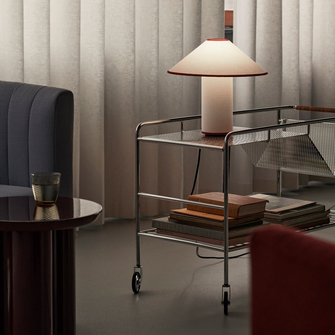 Table lamp with fabric shade – Lunara | Kalsten