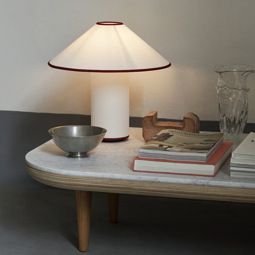 Table lamp with fabric shade – Lunara | Kalsten