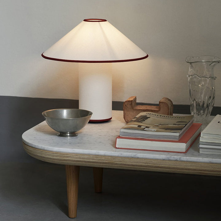 Table lamp with fabric shade – Lunara | Kalsten