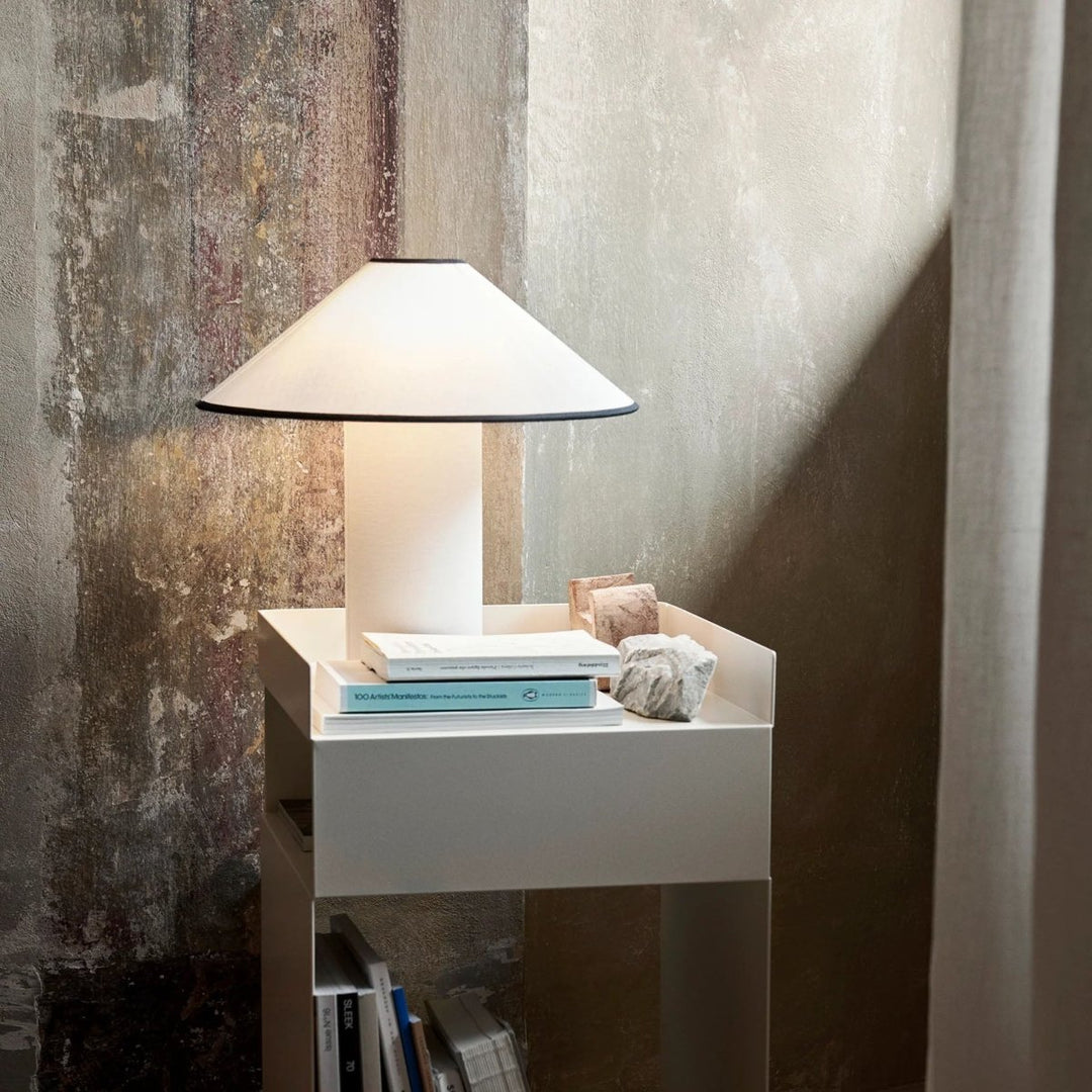 Table lamp with fabric shade – Lunara | Kalsten