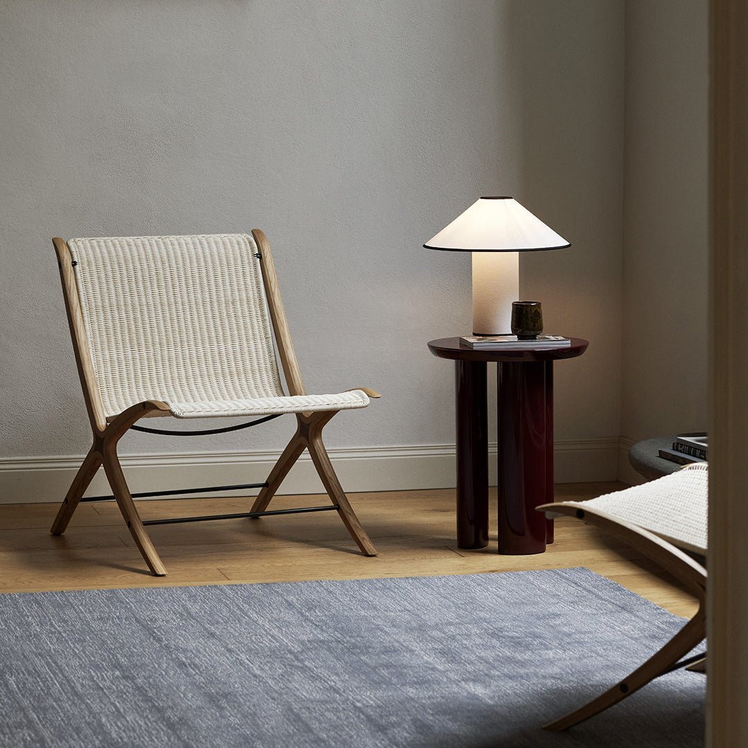 Table lamp with fabric shade – Lunara | Kalsten
