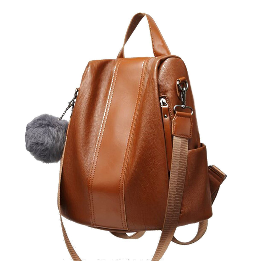 Noxord | Women's Anti-theft Leather Backpack