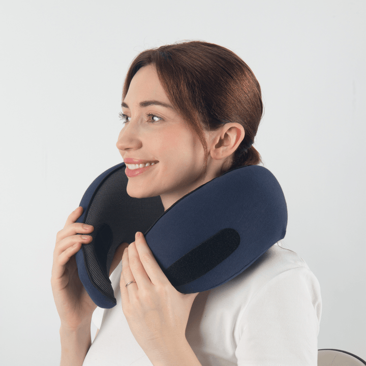 TRAVELNEST Ergonomic Neck Support Travel Pillow