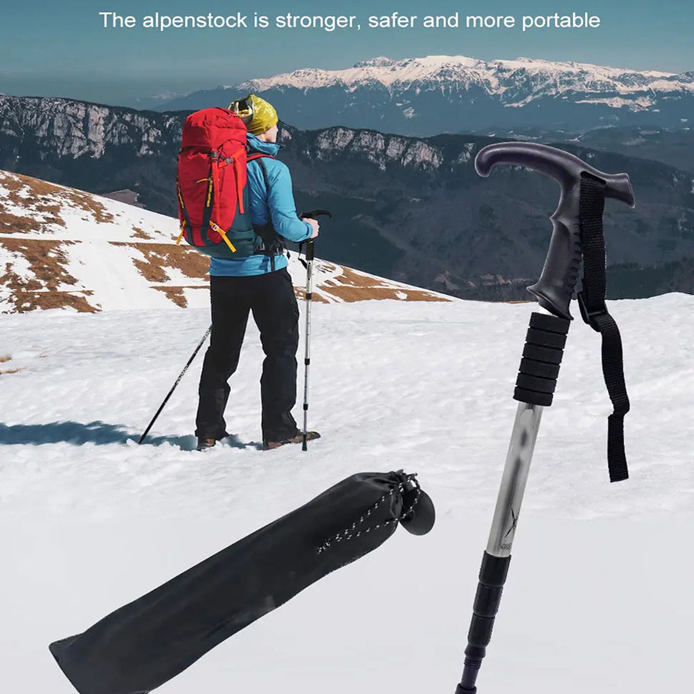 TrekPixin trekking poles adjustable T-grip | Kalsten