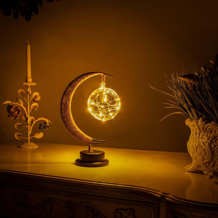Kalsten | LED Moon Lamp Decorative Bedroom Table Light