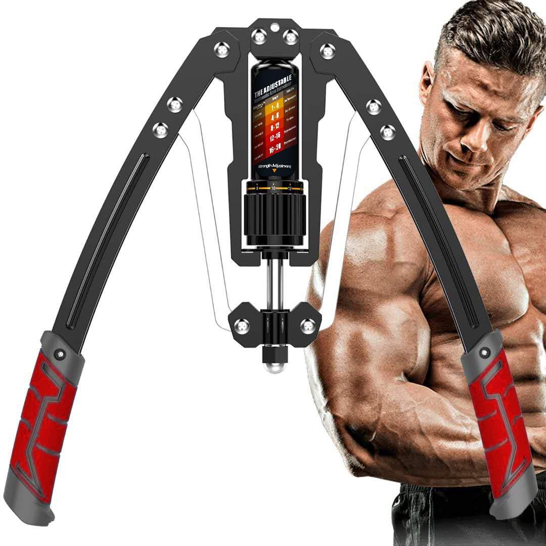 Kalsten | TwisterPro Adjustable Hydraulic Arm Trainer – 10–200 kg Resistance – Upper Body Strength Training for Arms, Chest & Shoulders