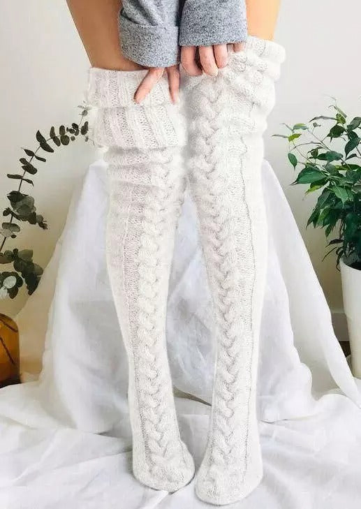 Kalsten | Winter Soft Warm Over Knee Extra Long Knitted Socks