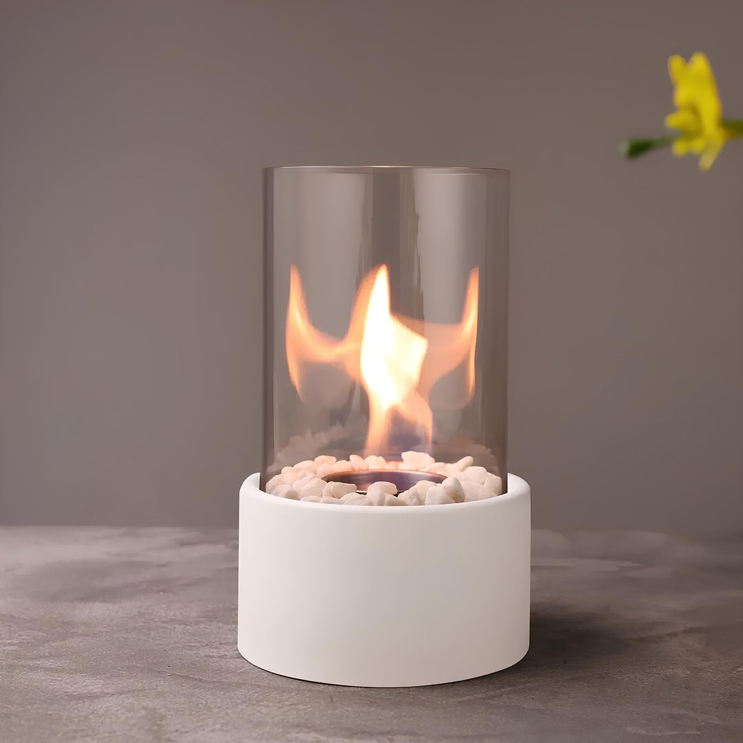 Table Lamp Glass Oil Flame Burner | Noxord
