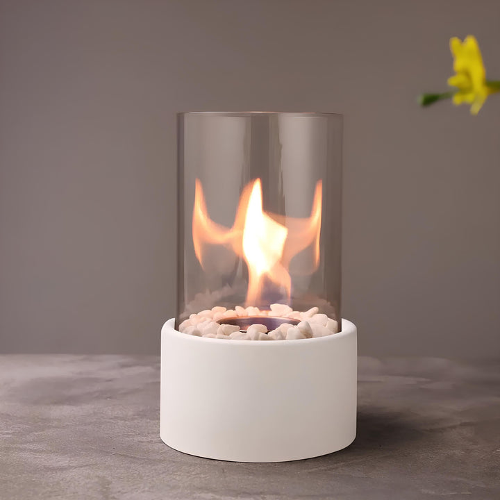 Table Lamp Glass Oil Flame Burner | Noxord