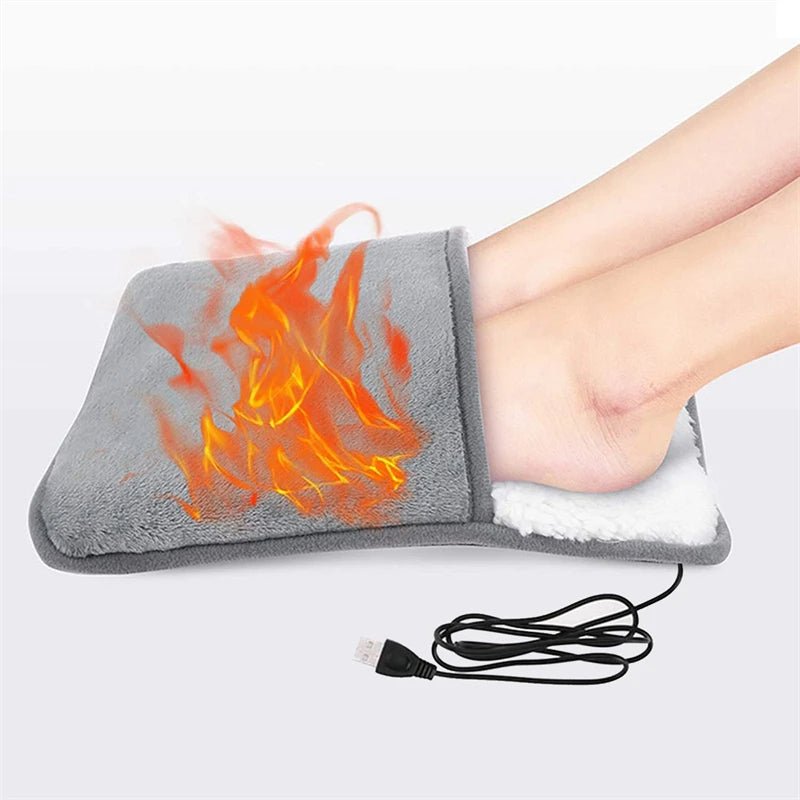 Plush Heated Foot Warmer Cushion Noxord