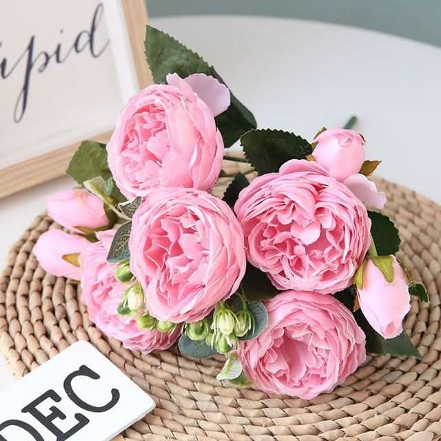 Kalsten | Artificial Peony Bouquet with Blossoms and Buds