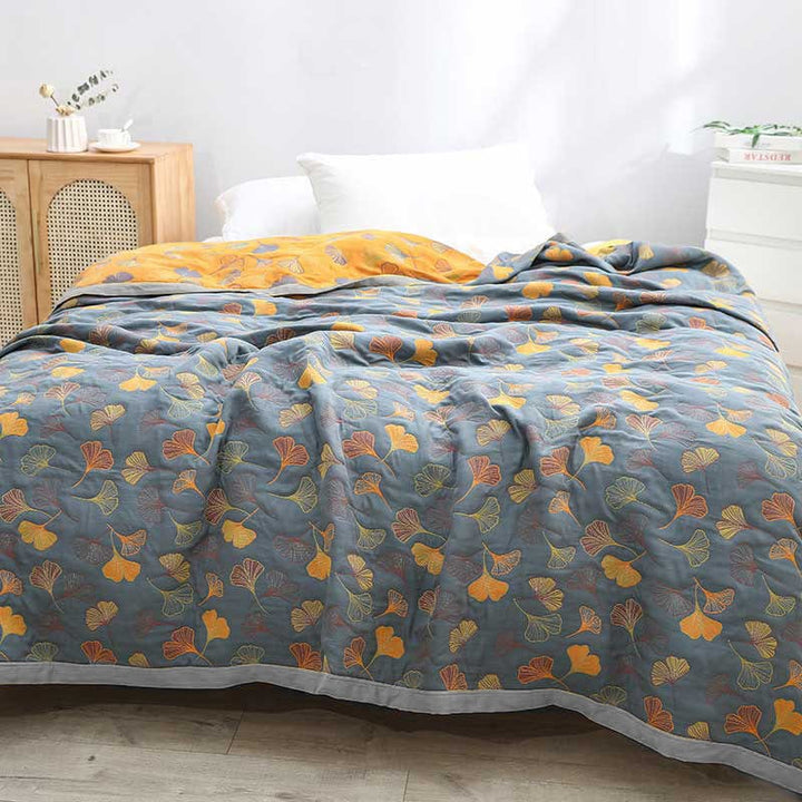 Luxurious Duvet with Elegant Leaf Pattern – Premium Cotton Noxord