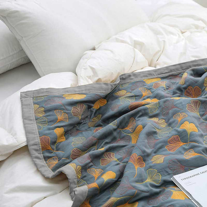 Luxurious Duvet with Elegant Leaf Pattern – Premium Cotton Noxord