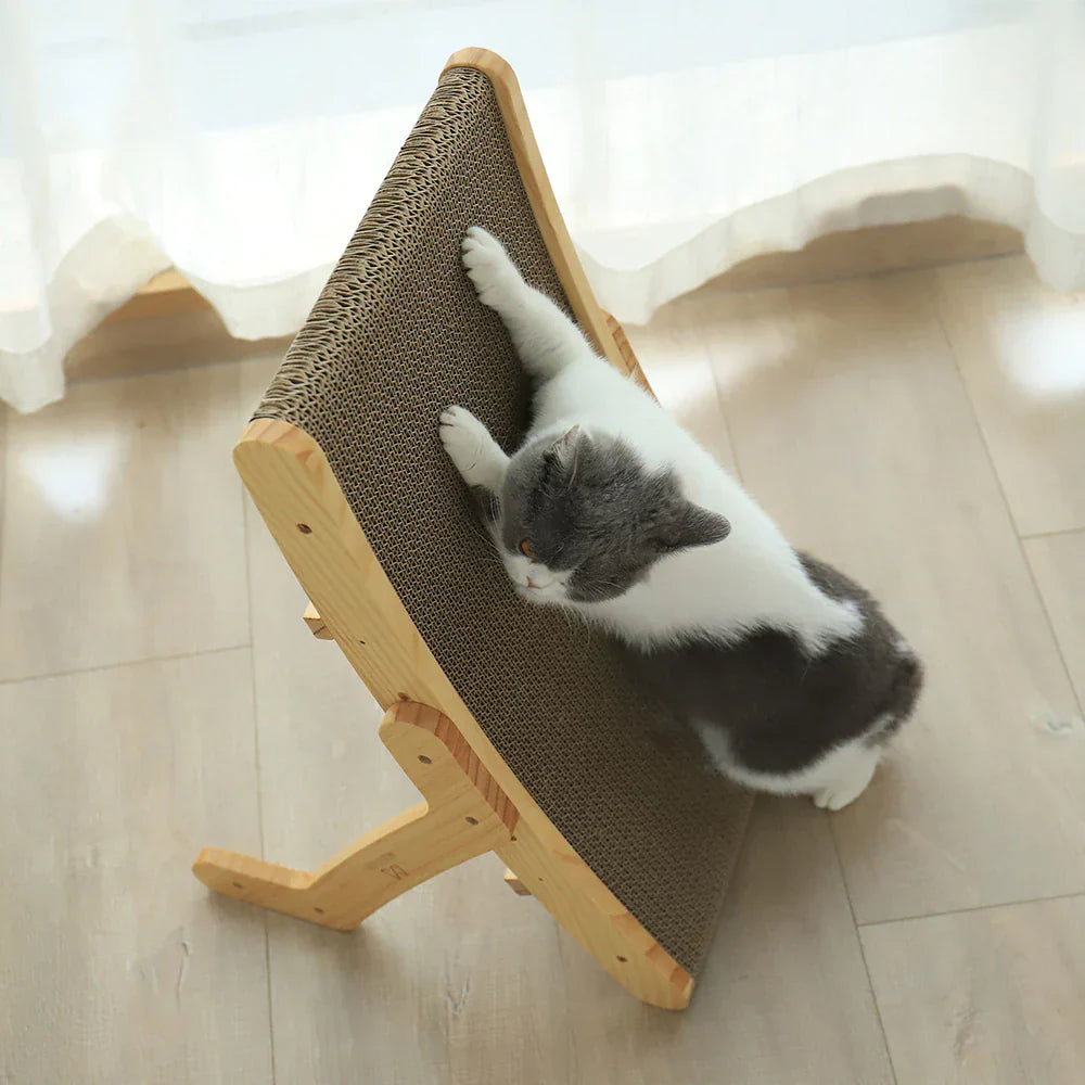 Adjustable Wooden Cat Lounger Bed
