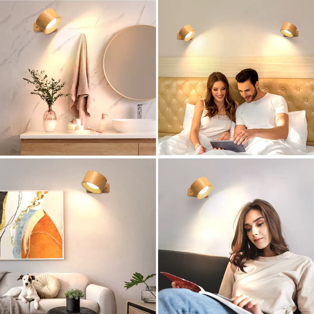Rechargeable Battery Wall Lamp – Wireless