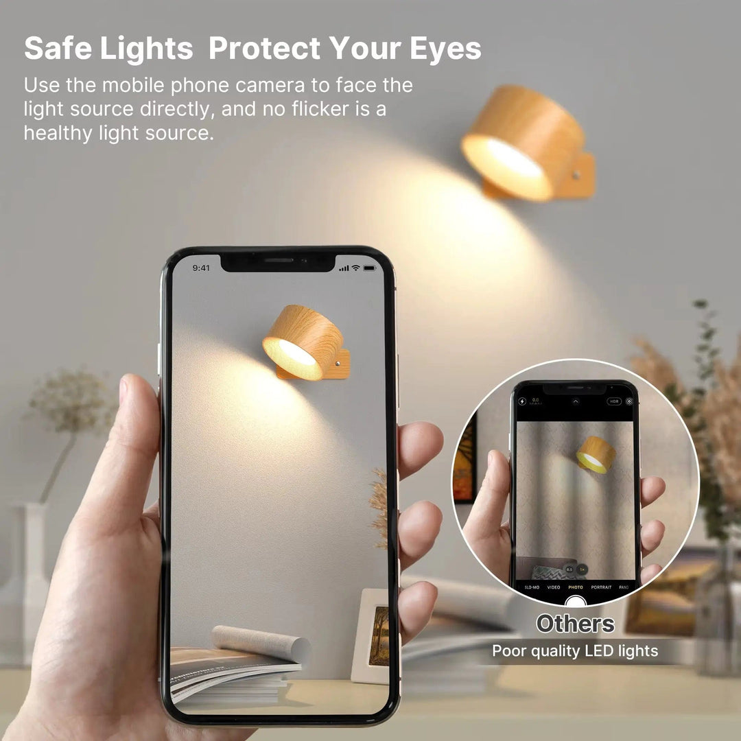 Rechargeable Battery Wall Lamp – Wireless