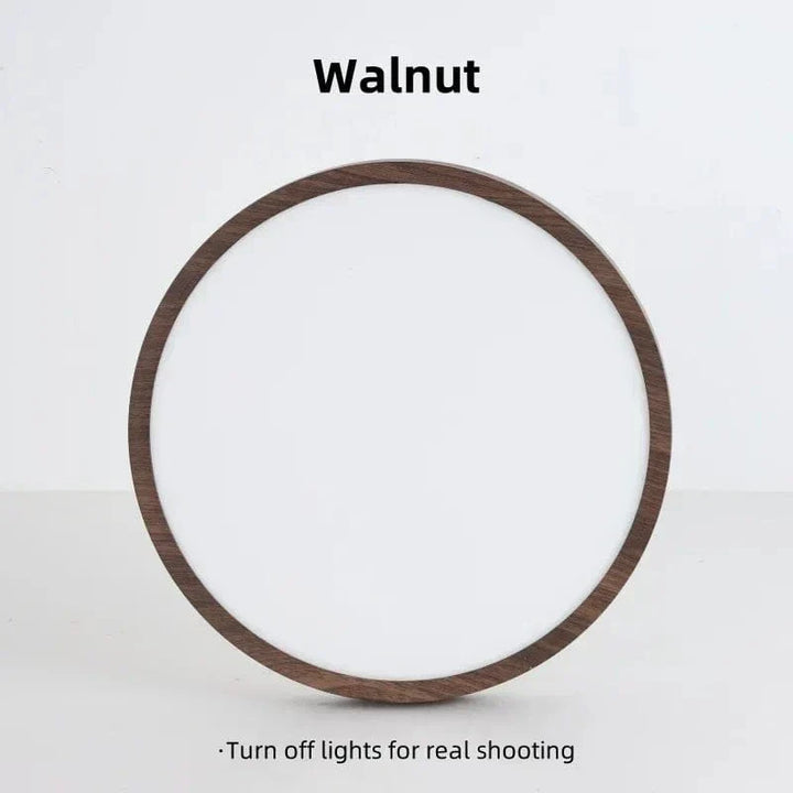 Ultrathin Wood-Design LED Ceiling Lamp