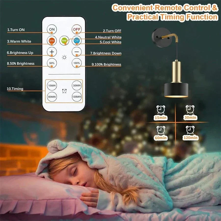 Rechargeable Thread Lamp with Remote