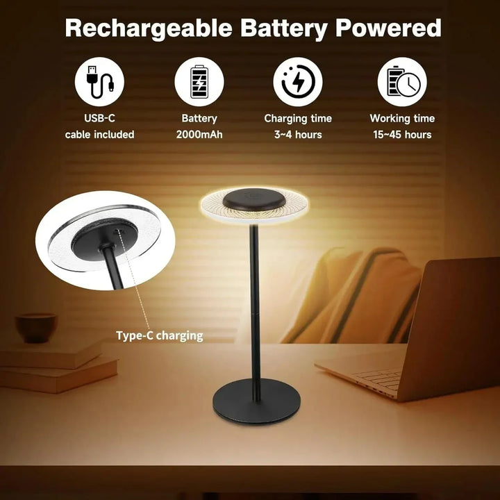 Intelligent RGB Table Lamp | Rechargeable LED Table Light | Kalsten
