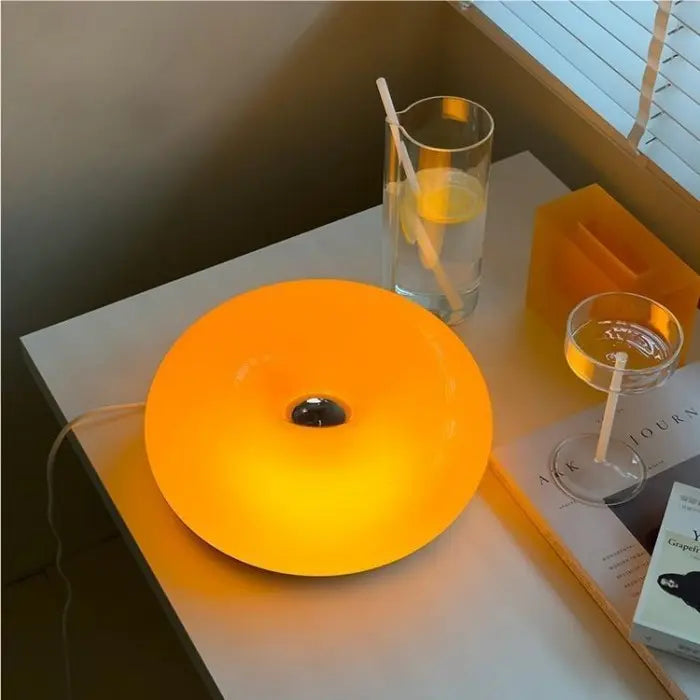 Donut Table Lamp - Donut Shaped Modern LED Table Lamp Noxord