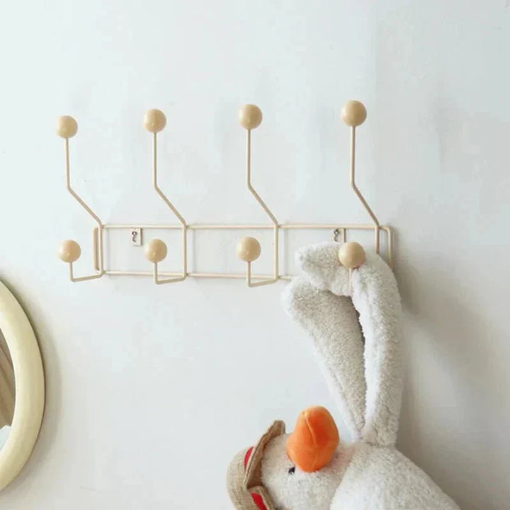 Kalsten | Vintage Coat Hooks Metal Set - Classic Wardrobe for Coats and Accessories