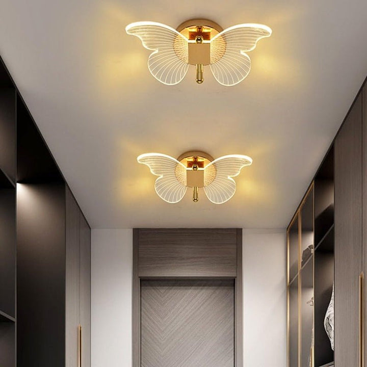 FloraVyne LED Wall Light – Butterfly-shaped design lamp with 3 light modes energy-saving and elegant | Noxord
