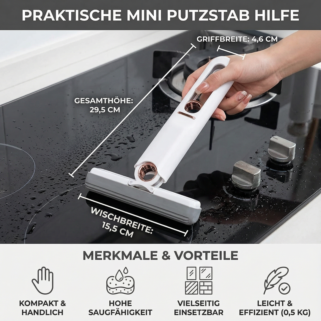 Mini cleaning stick with squeegee | Kalsten