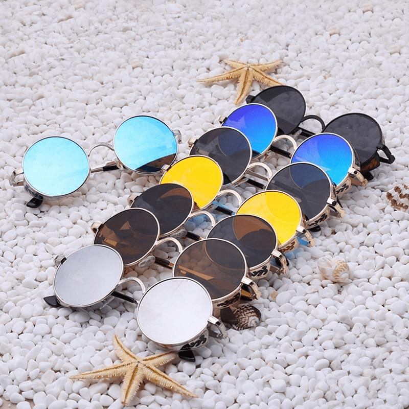 Kalsten | Steampunk Vintage Round Sunglasses Limited Edition